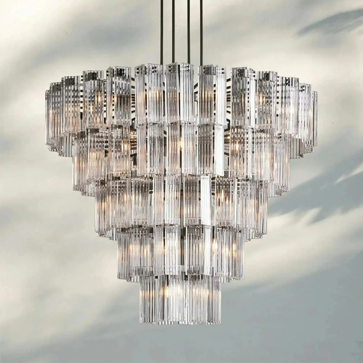 Delsie Round Chandelier 38''48''60'' - briglamps