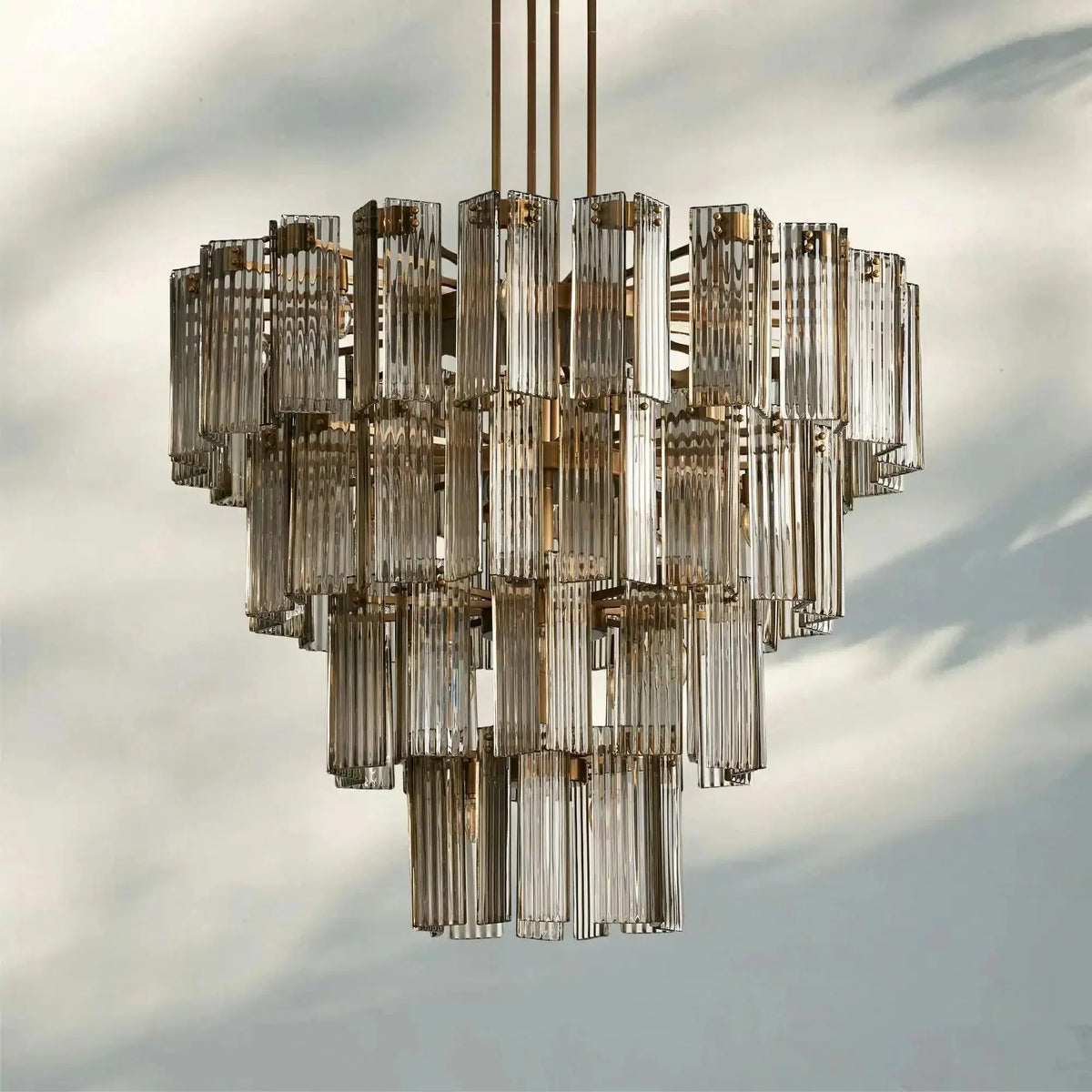 Delsie Round Chandelier 38''48''60'' - briglamps