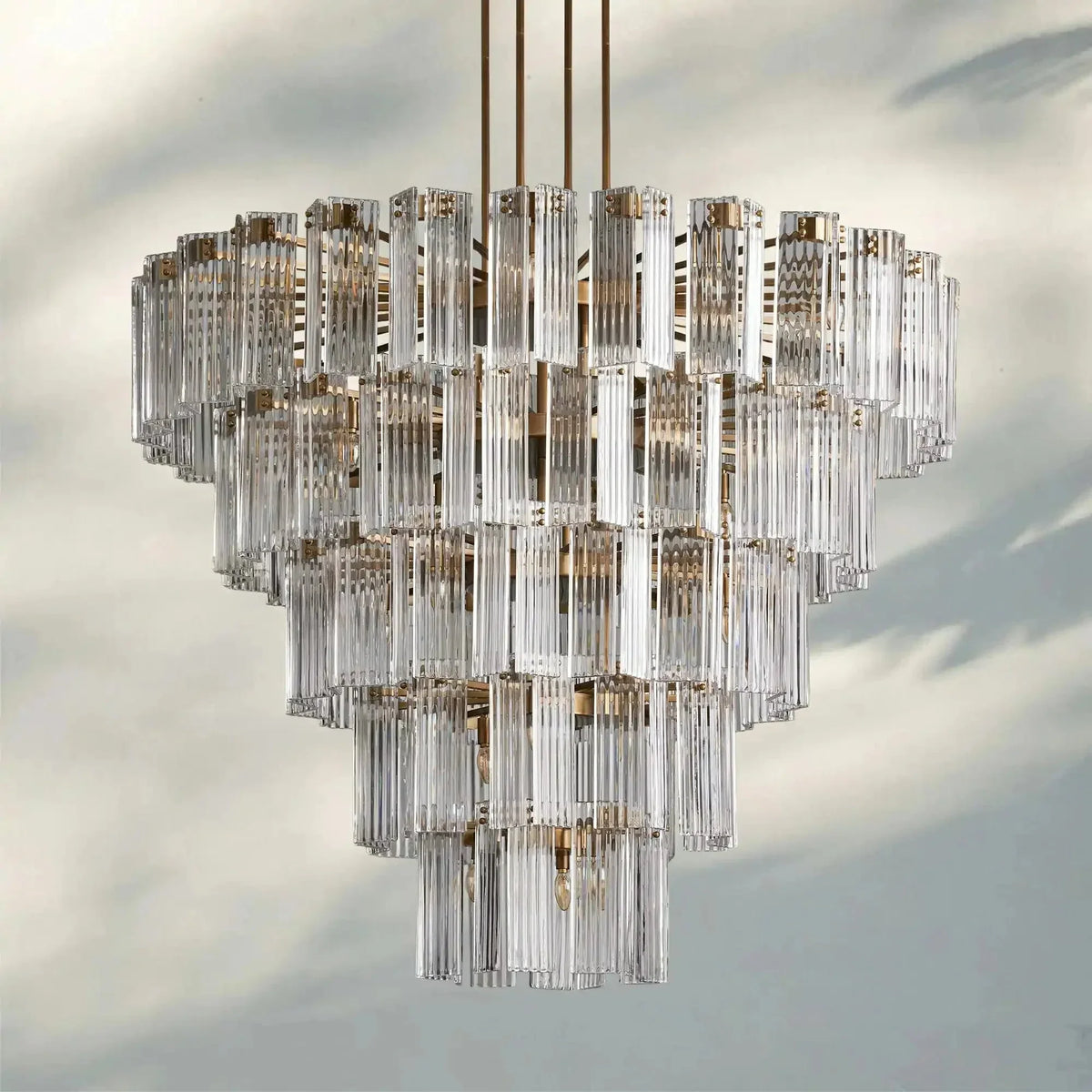 Delsie Round Chandelier 38''48''60'' - briglamps
