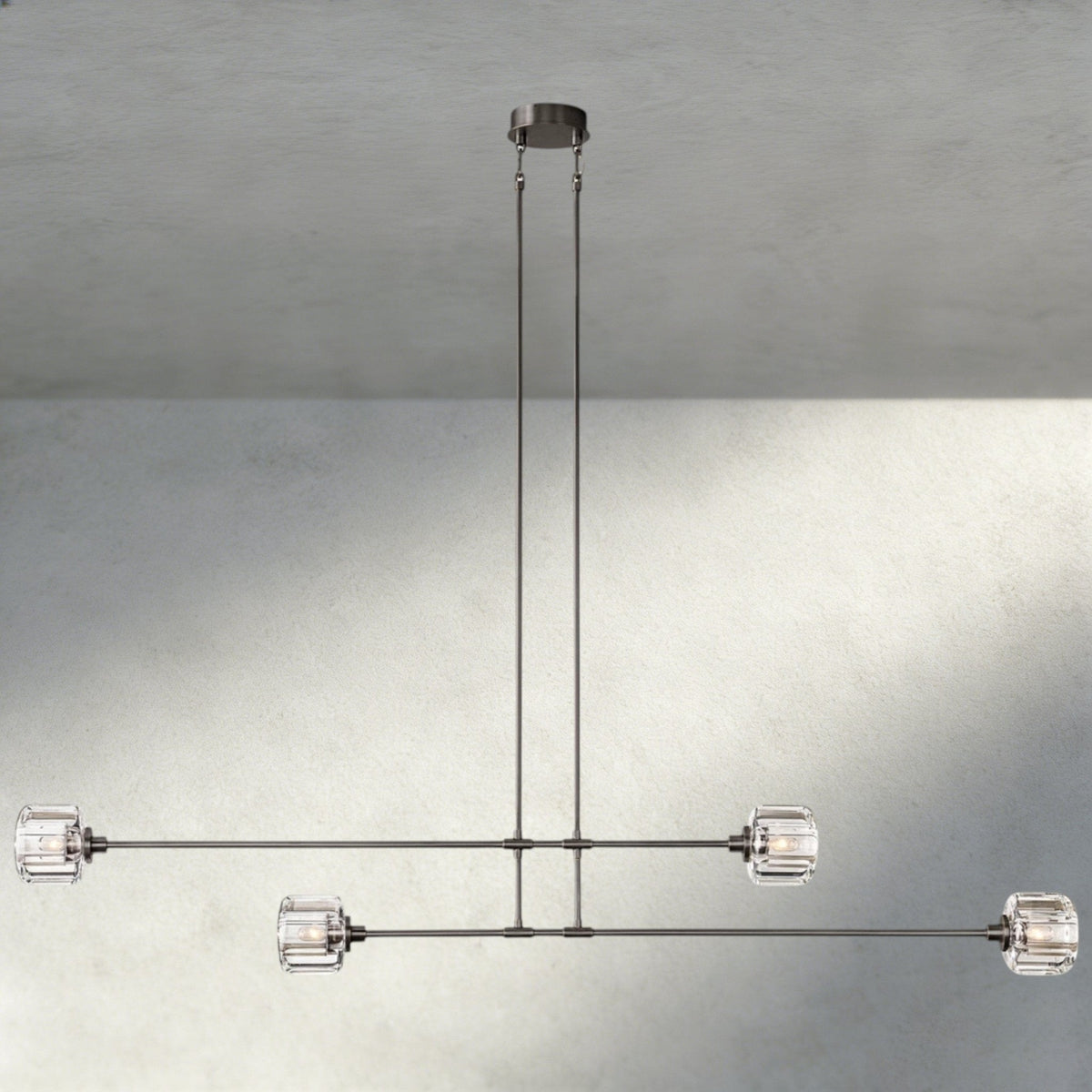 Demaret Mobile Linear Chandelier 54", 72" - Brig