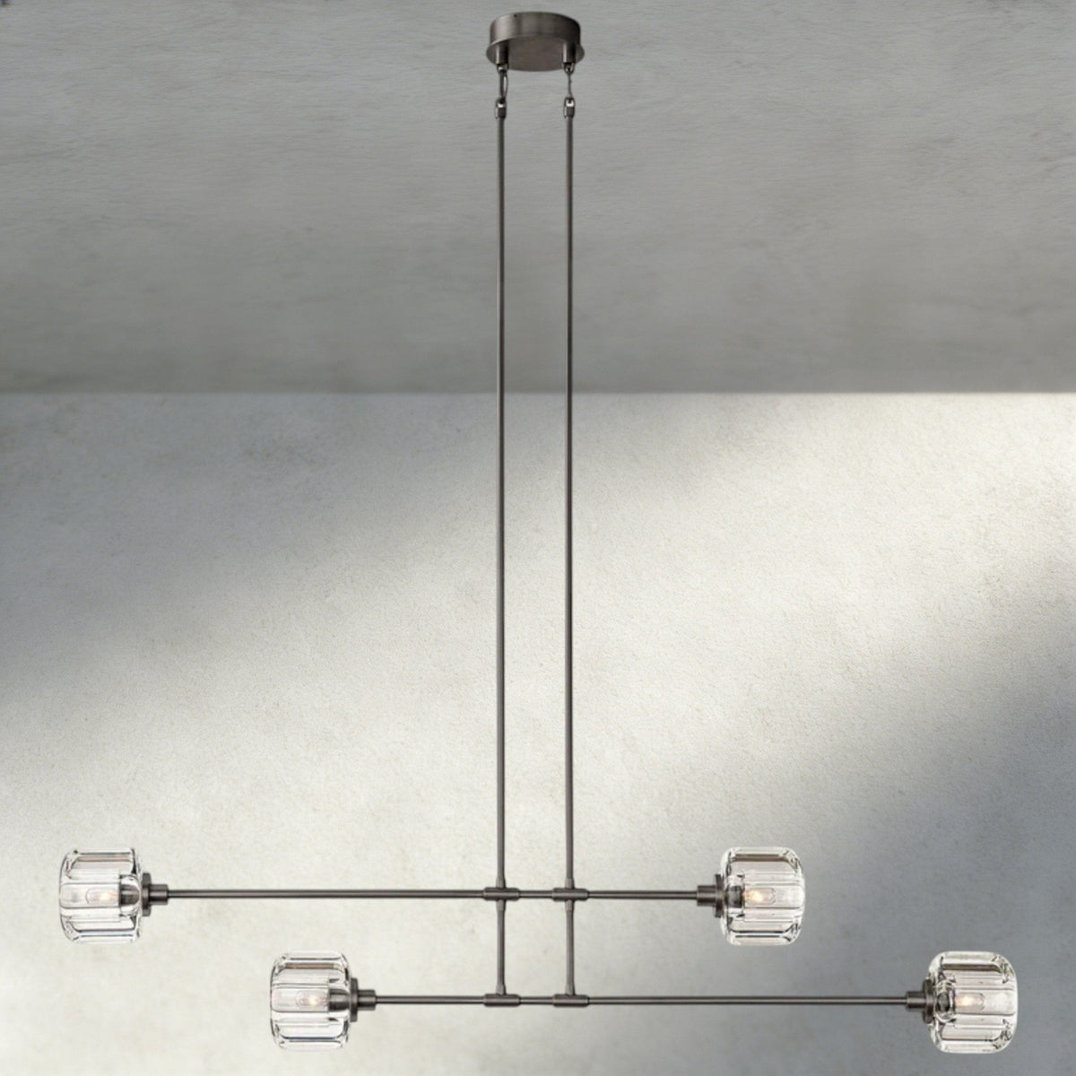 Demaret Mobile Linear Chandelier 54", 72" - Brig