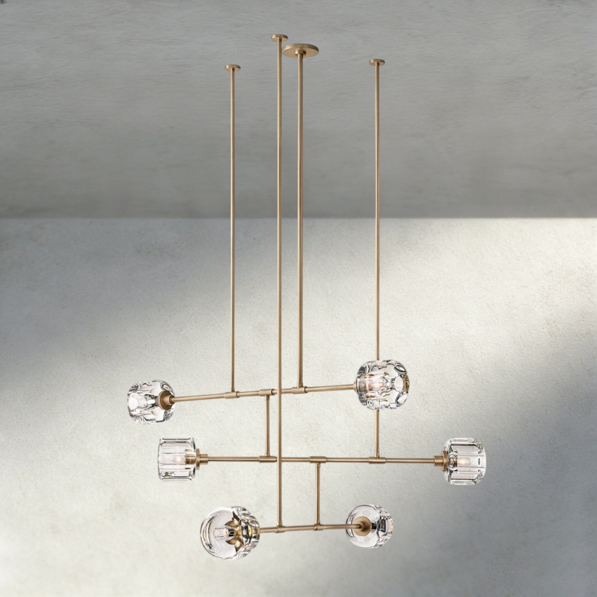 Demaret Mobile Round Chandelier 48", 62" - Brig