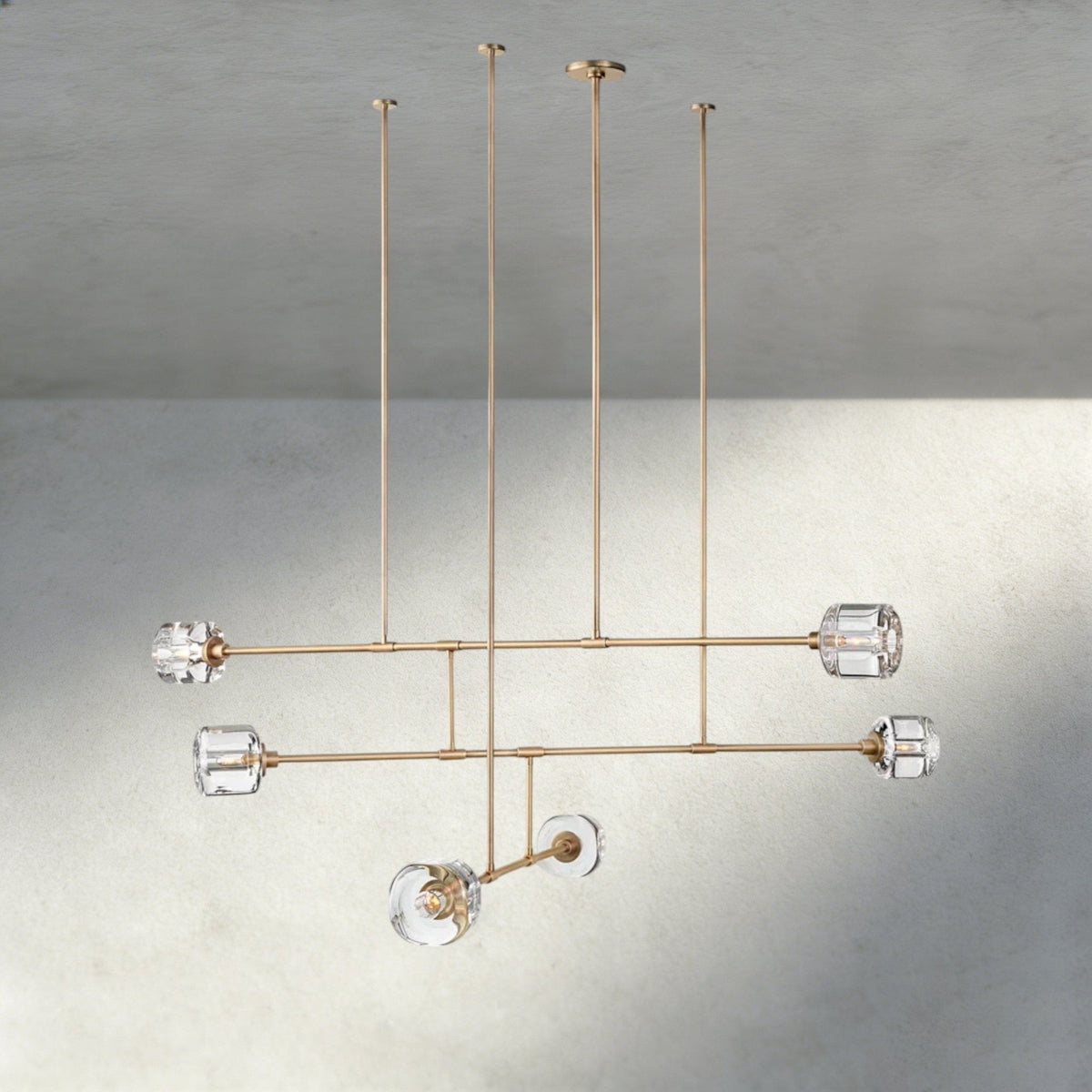 Demaret Mobile Round Chandelier 48", 62" - Brig