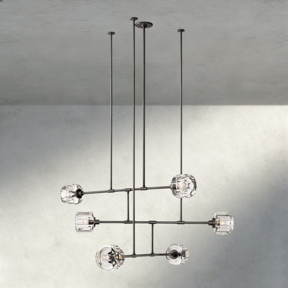 Demaret Mobile Round Chandelier 48", 62" - Brig