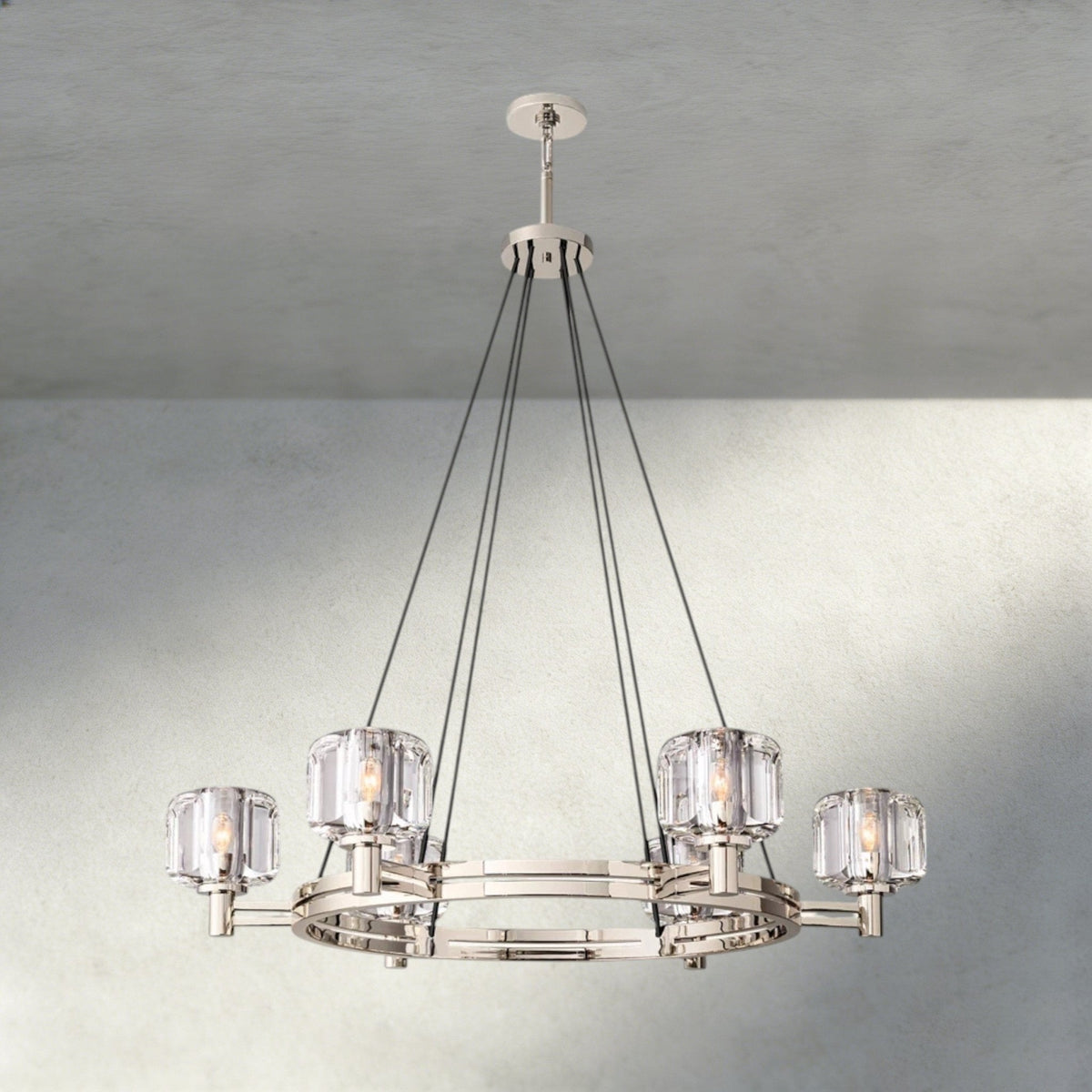 Demaret Round Chandelier 36", 48", 60" - Brig
