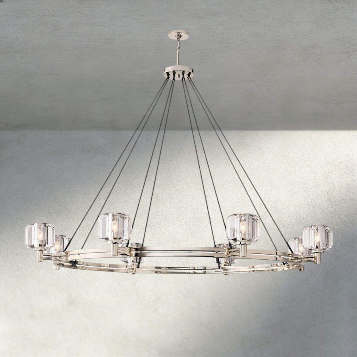 Demaret Round Chandelier 36", 48", 60" - Brig