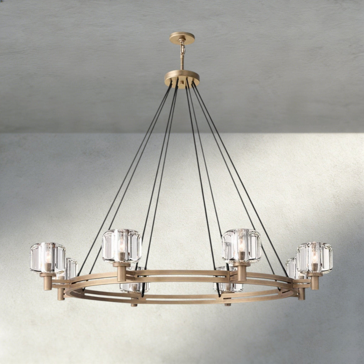 Demaret Round Chandelier 36", 48", 60" - Brig