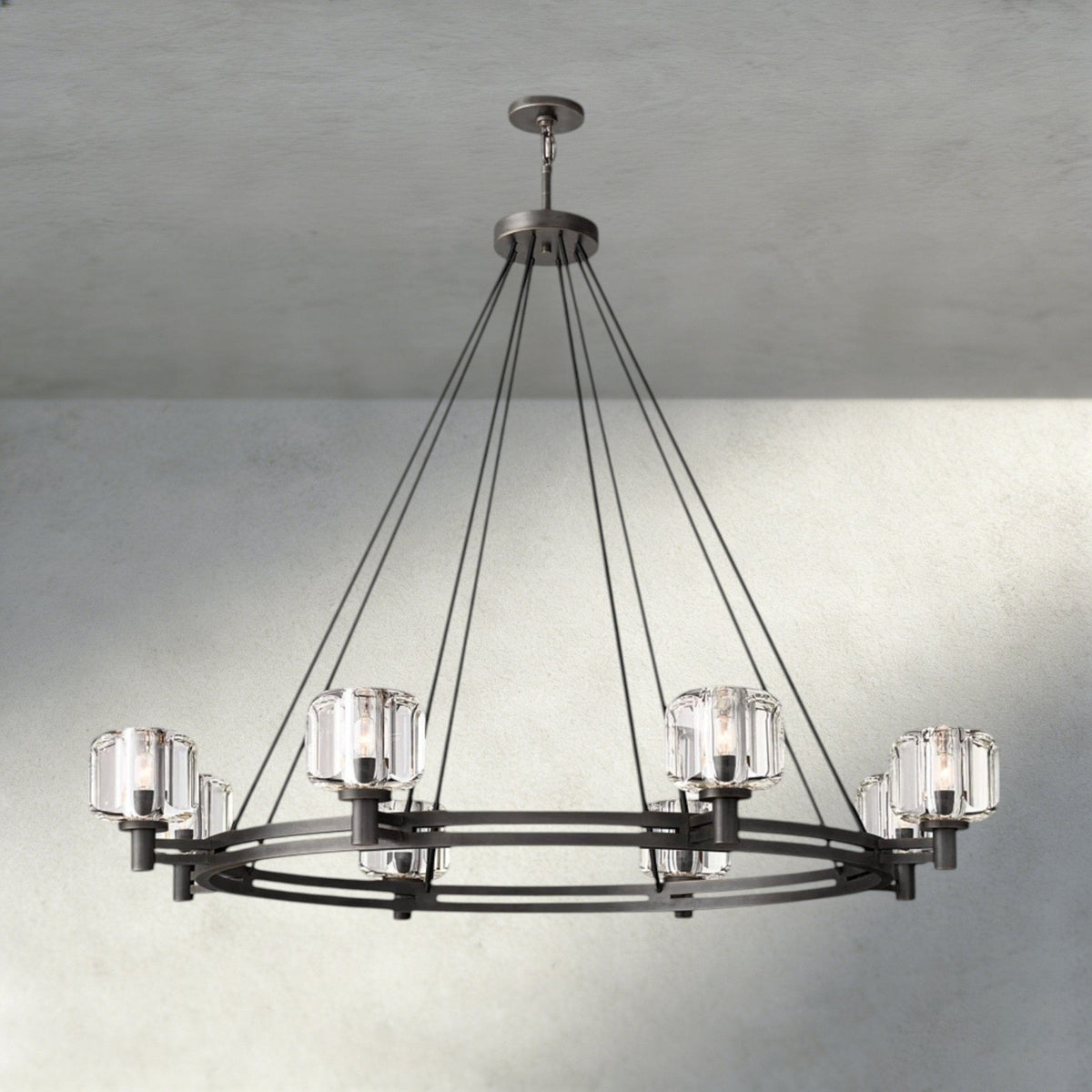 Demaret Round Chandelier 36", 48", 60" - Brig