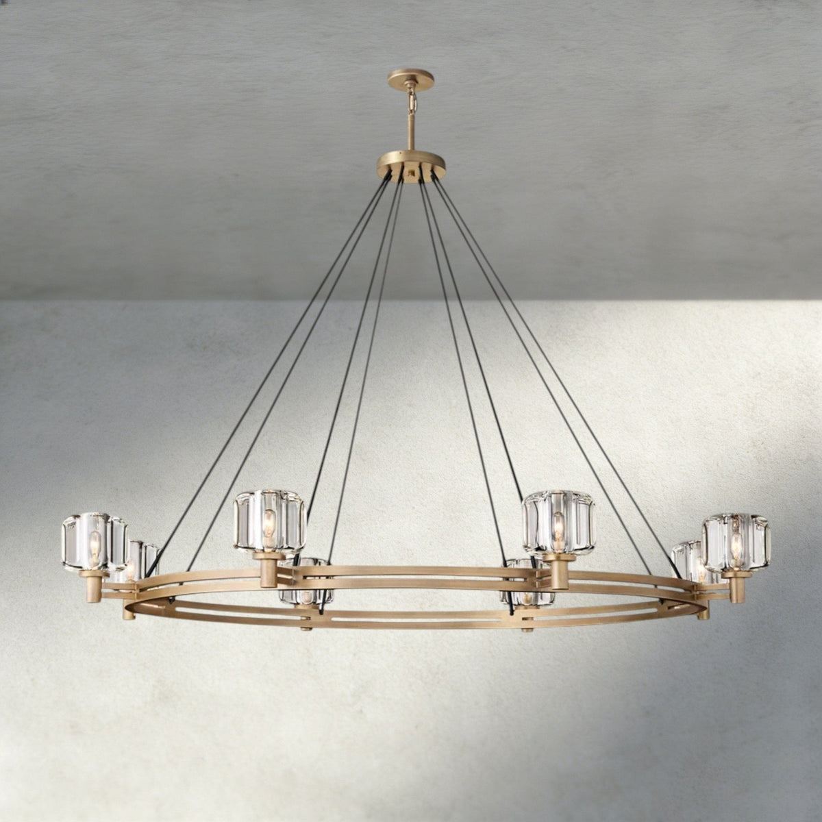 Demaret Round Chandelier 36", 48", 60" - Brig