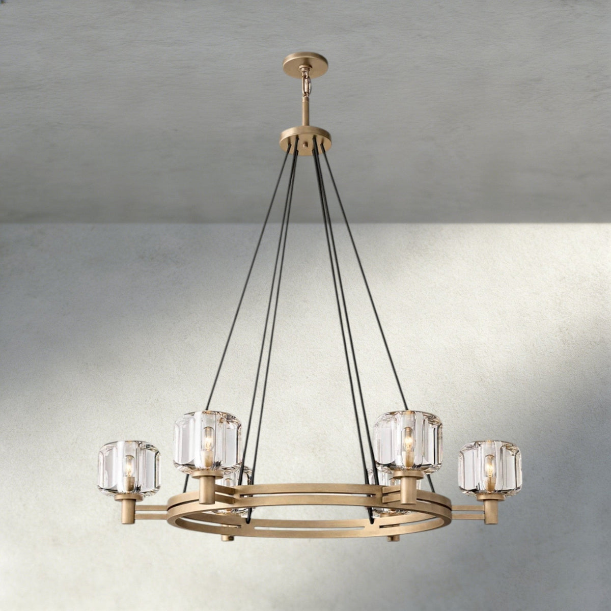 Demaret Round Chandelier 36", 48", 60" - Brig