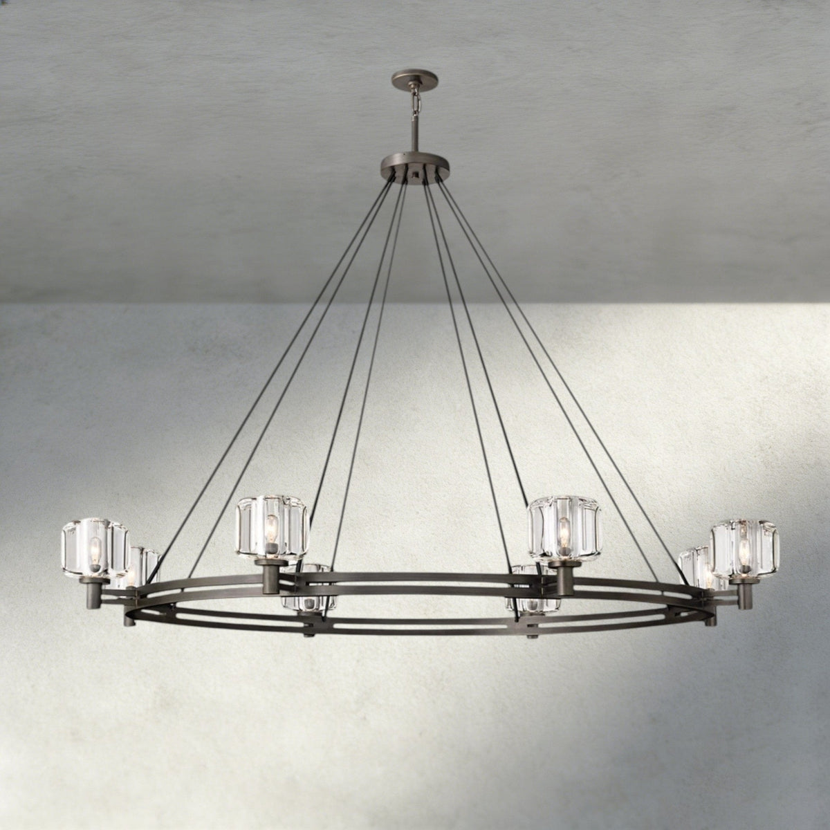 Demaret Round Chandelier 36", 48", 60" - Brig