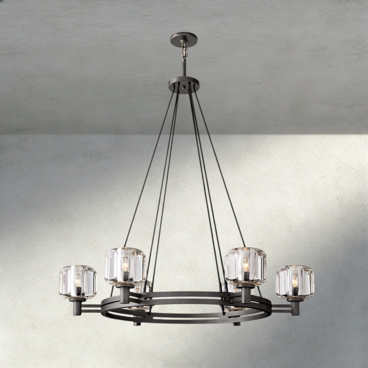 Demaret Round Chandelier 36", 48", 60" - Brig