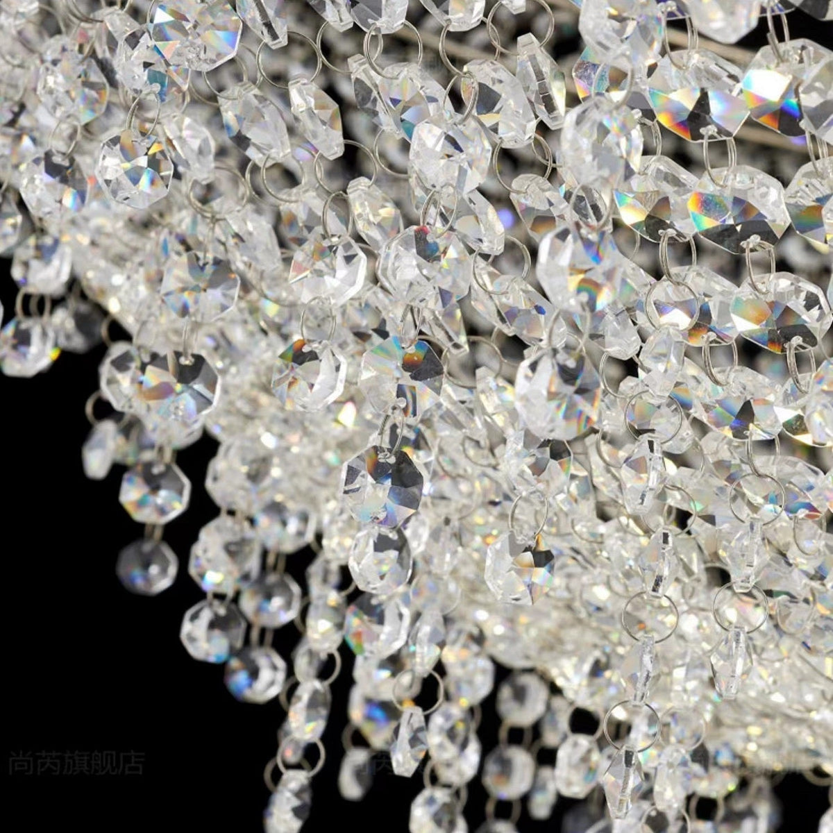 Designer Creative Light Luxury Boat - shaped Crystal Chandelier for Bedroom/ Living Room/ Bar /Dining Room - briglamps