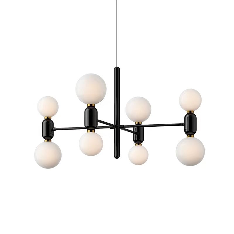 Designer Model Minimalist Multi - bulb Combination Chandelier for Living/Dining Room - briglamps