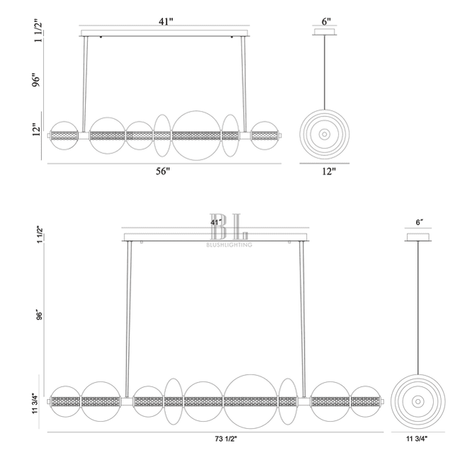 Echelon Linear Chandelier - Brig Lighting