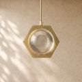 Ecletant Pendant - Lacquered Burnished Brass