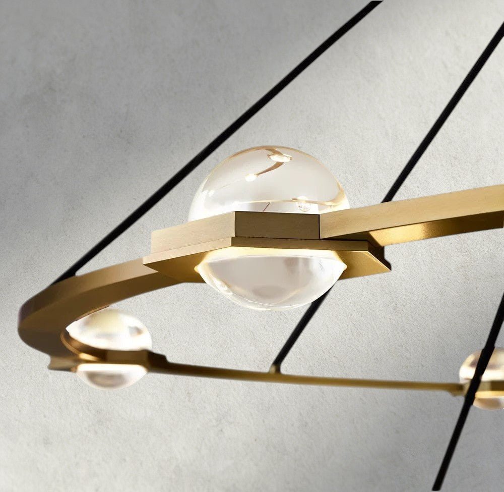Ecletant Round Chandelier 36", 48", 60", Two - Tied 60" - briglamps