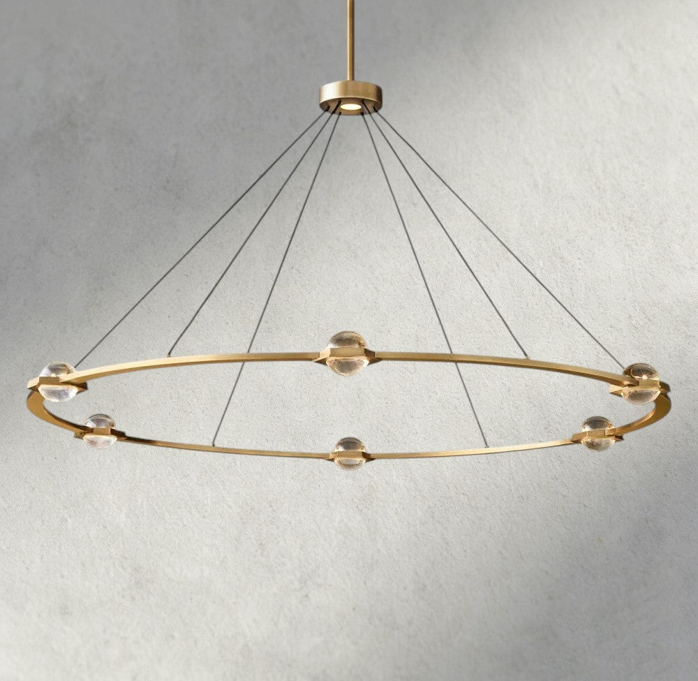 Ecletant Round Chandelier 36", 48", 60", Two - Tied 60" - briglamps