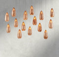 Edda Linear Glass Chandelier 48", 54" - Brig