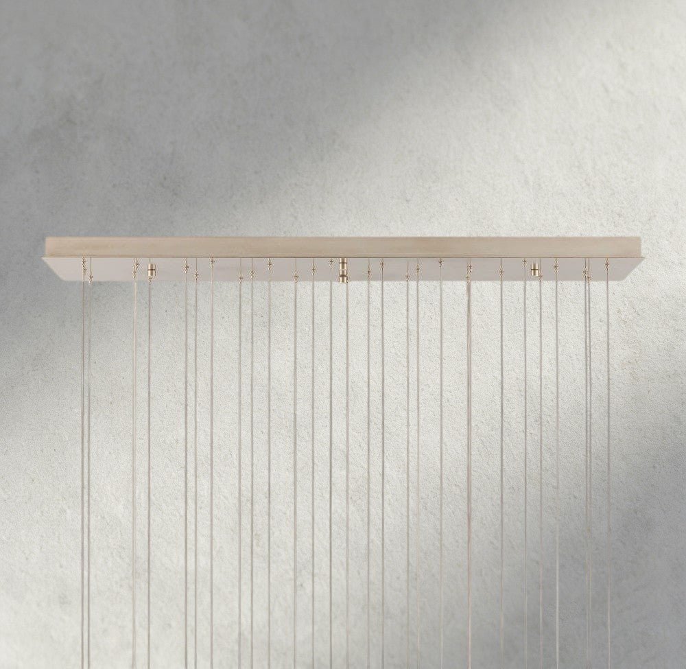 Edda Linear Glass Chandelier 48", 54" - Brig