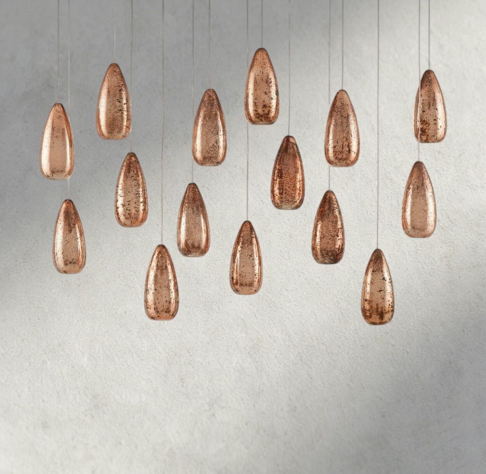 Edda Linear Glass Chandelier 48", 54" - Brig