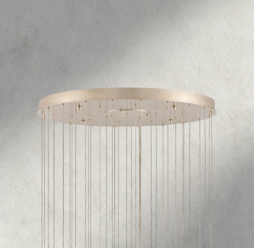Edda Round Glass Chandelier 23", 35" - Brig