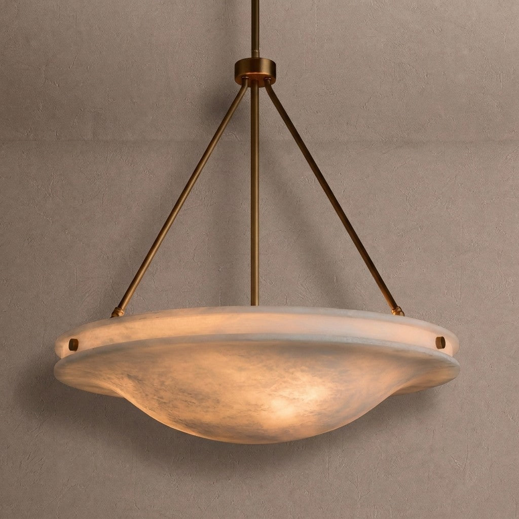 Edith Alabaster Stone Pendant Light - Brig Lighting