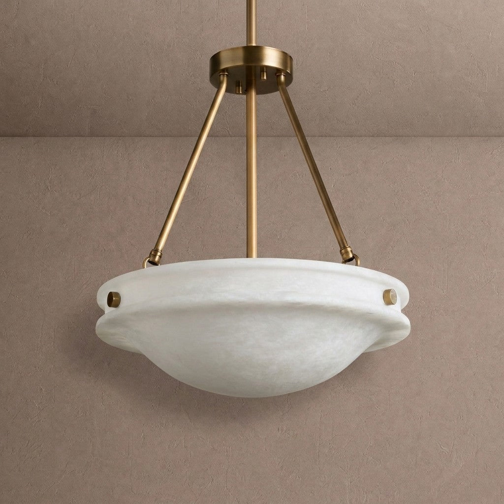 Edith Alabaster Stone Pendant Light - Brig Lighting