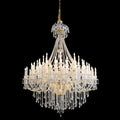 Extra Large Classic Traditional Crystal Chandelier 60/72/90 Lights for Hotel, Showroom, Foyer , Wedding Hall,Coffee Shop - briglamps