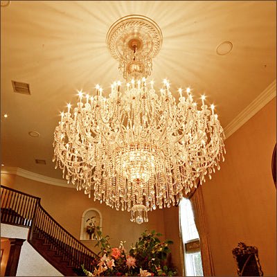 Extra Large Classic Traditional Crystal Chandelier 60/72/90 Lights for Hotel, Showroom, Foyer , Wedding Hall,Coffee Shop - briglamps