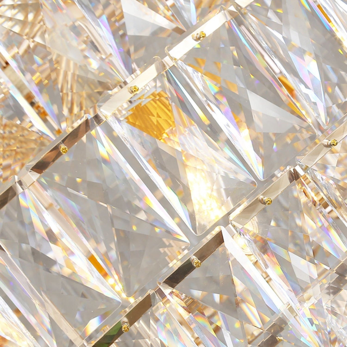Extra Large Foyer Pure Crystal Ceiling Light Fixture Living Room Entrance Staircase Chandelier - briglamps