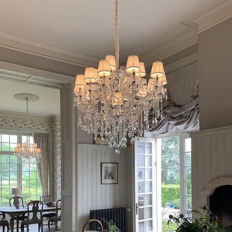 Extra Large Luxury Multi - Tiered Crystal Pendant Chandelier for High - Ceiling Rooms - briglamps