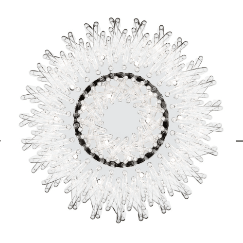 Extra Large Modern Tiers Clear Crystal Tubes Chandelier for Living Room/Hotel Lobby - briglamps