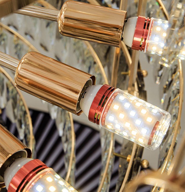 Extra Large Multi - tiered Empire Crystal Chandelier for Big Hallway/Foyer/Staircase - briglamps