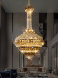 Extra Large Multi - tiered Empire Crystal Chandelier for Big Hallway/Foyer/Staircase - briglamps