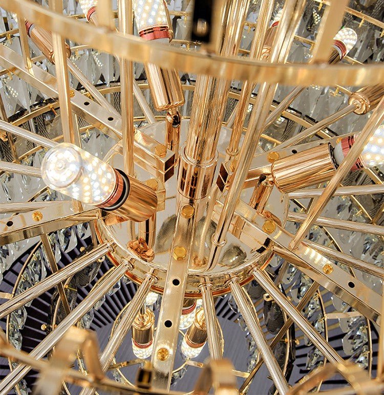 Extra Large Multi - tiered Empire Crystal Chandelier for Big Hallway/Foyer/Staircase - briglamps