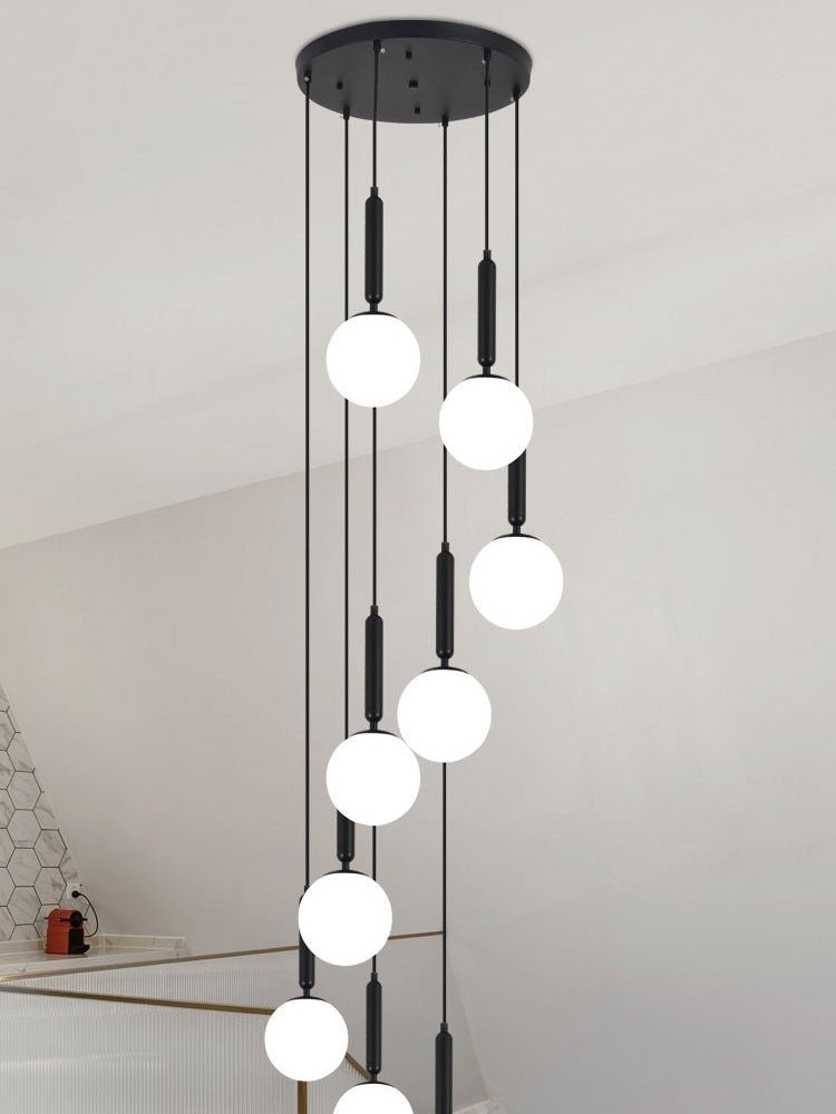 Extra Large Nordic Minimalist Long Pendant Light for Spiral Staircase/High - ceiling Room - briglamps