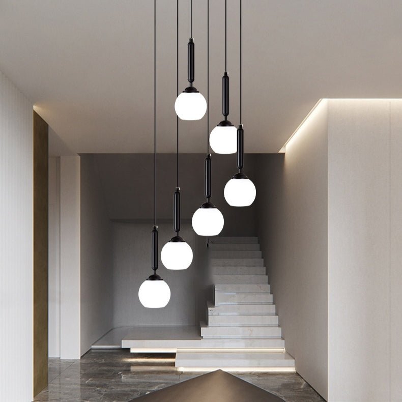 Extra Large Nordic Minimalist Long Pendant Light for Spiral Staircase/High - ceiling Room - briglamps
