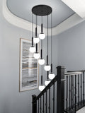 Extra Large Nordic Minimalist Long Pendant Light for Spiral Staircase/High - ceiling Room - briglamps