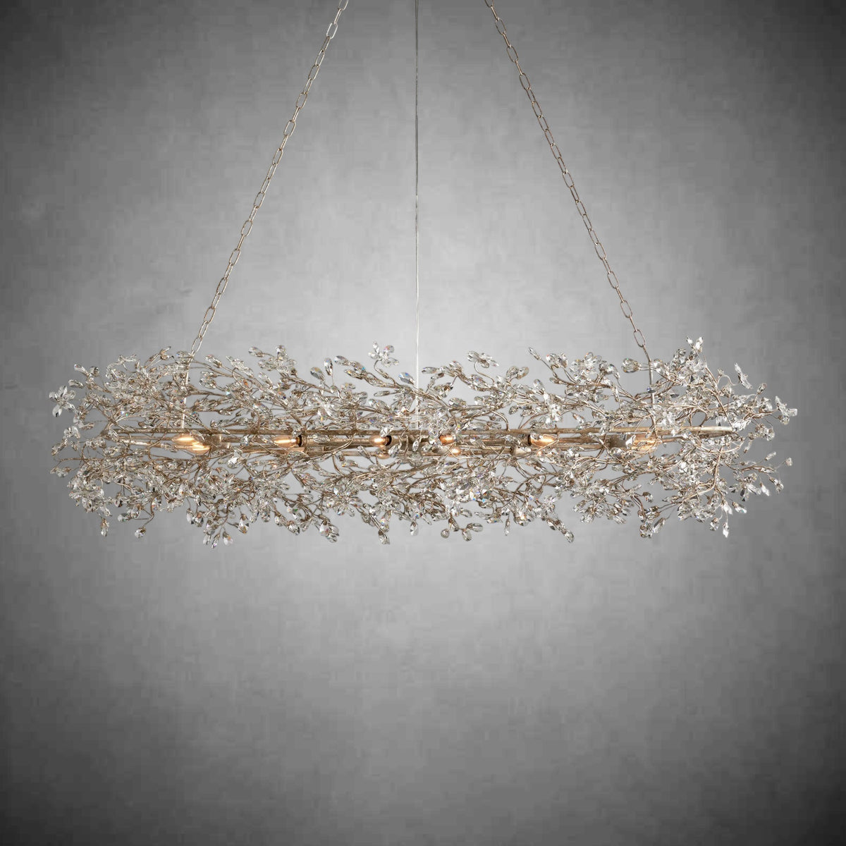 Fiore Oval Chandelier 62'' 74'' - Brig Lighting