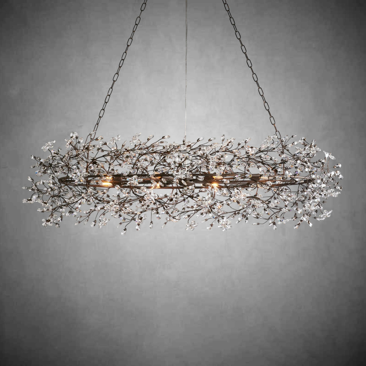Fiore Oval Chandelier 62'' 74'' - Brig Lighting