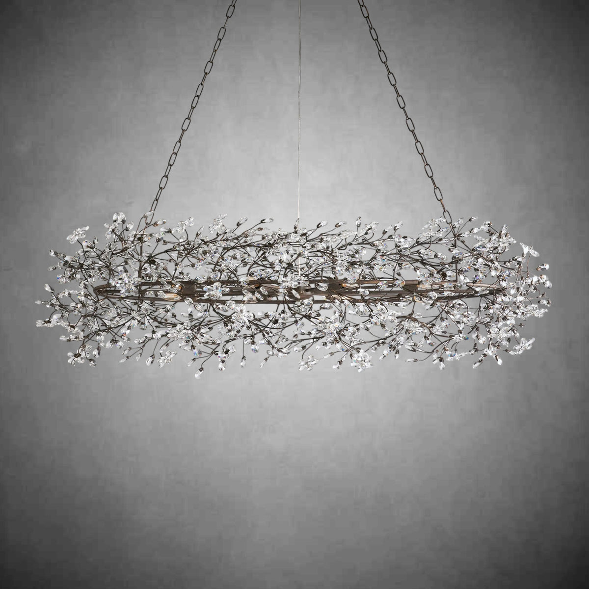 Fiore Oval Chandelier 62'' 74'' - Brig Lighting