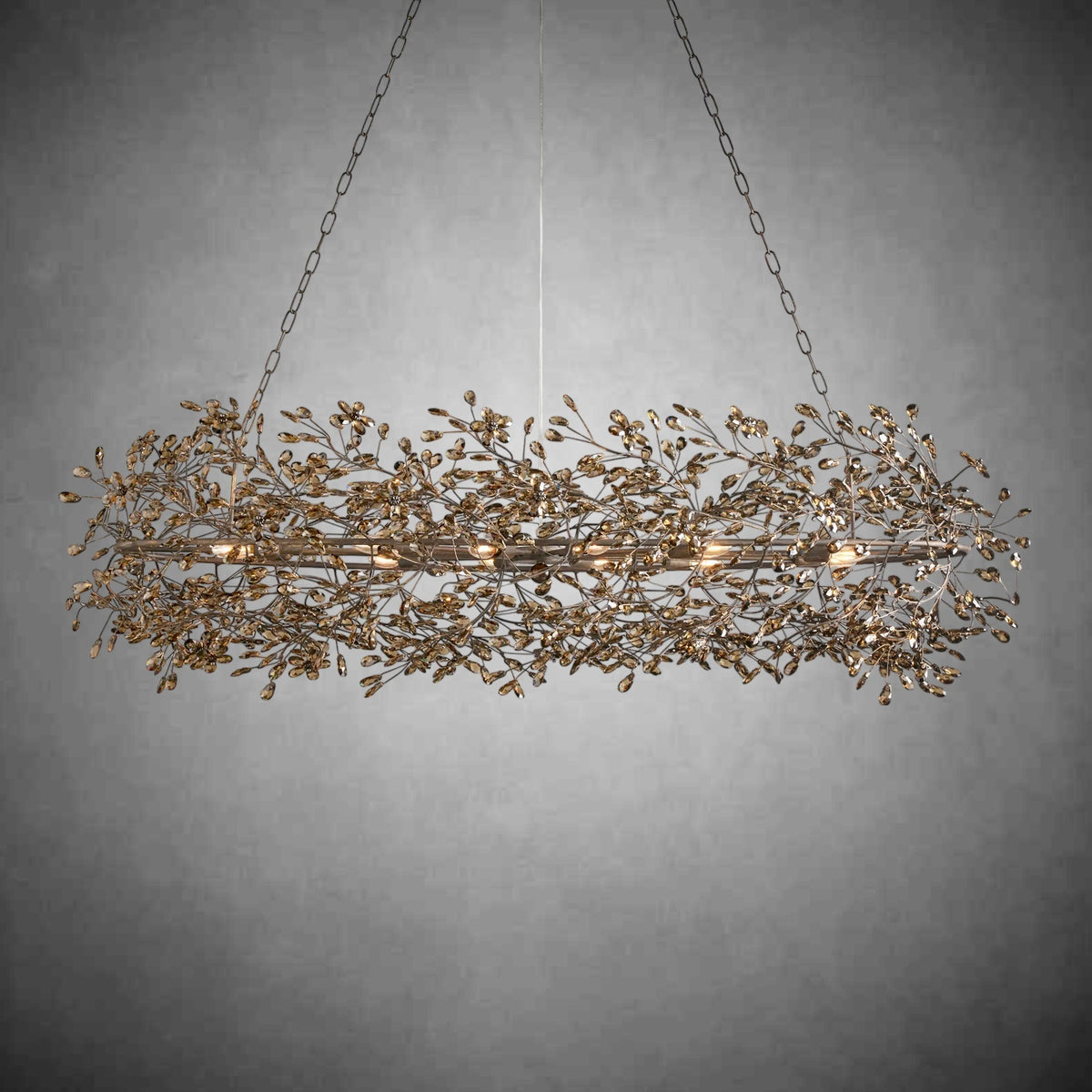 Fiore Oval Chandelier 62'' 74'' - Brig Lighting