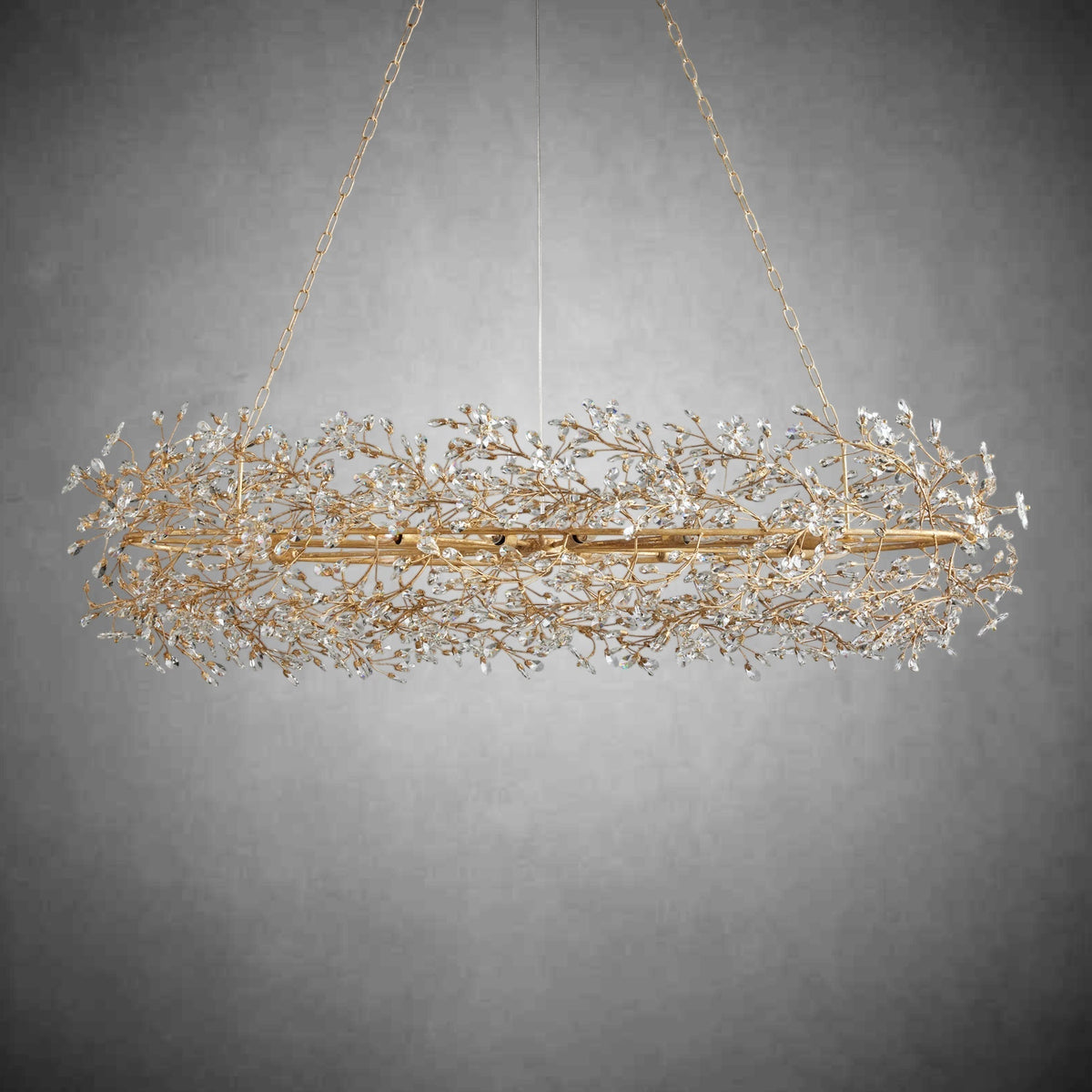 Fiore Oval Chandelier 62'' 74'' - Brig Lighting