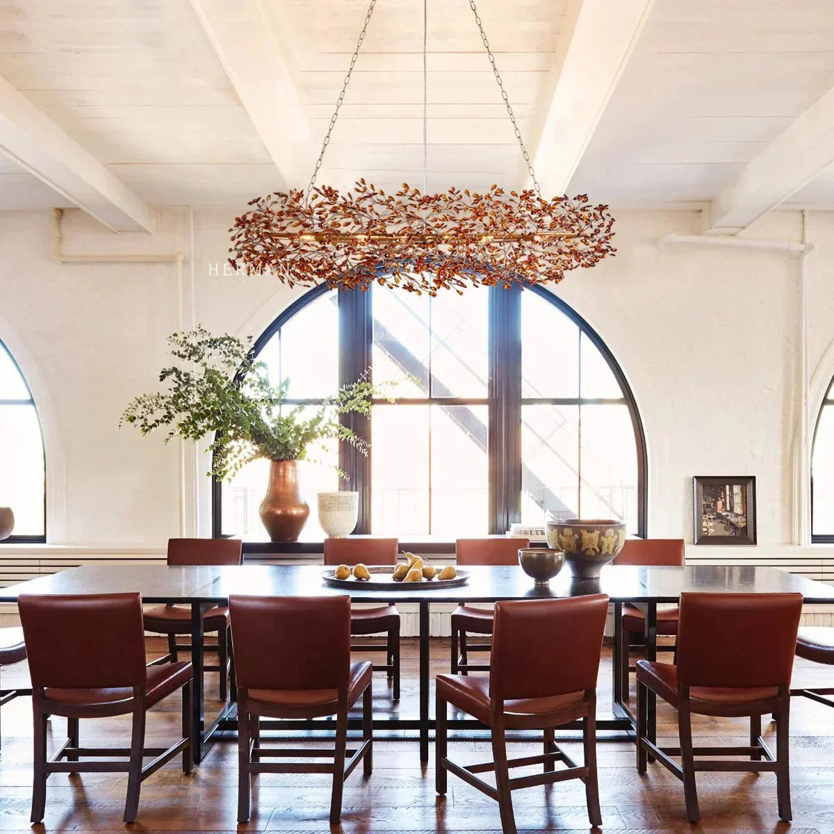 Fiore Oval Chandelier 62'' 74'' - Brig Lighting