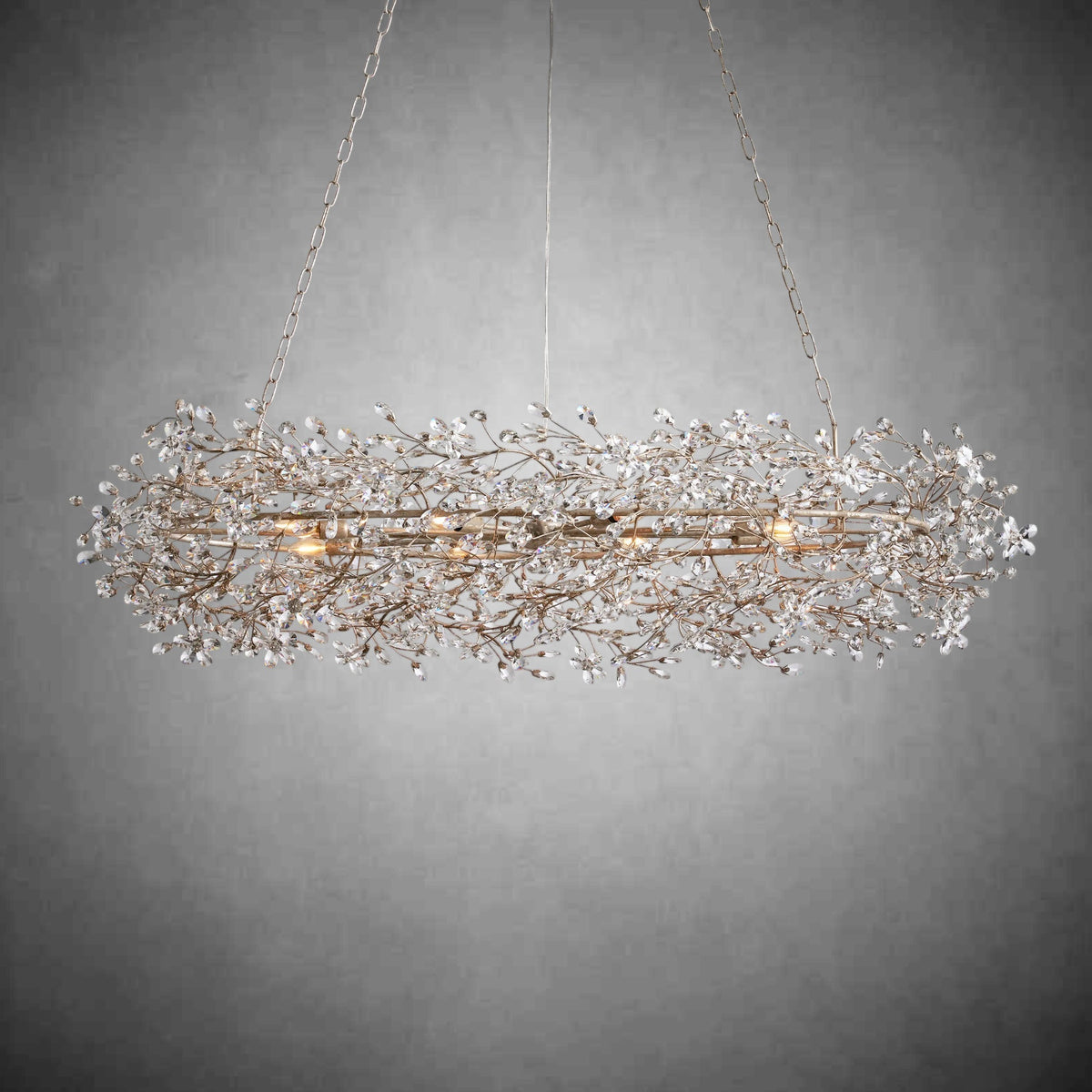 Fiore Oval Chandelier 62'' 74'' - Brig Lighting
