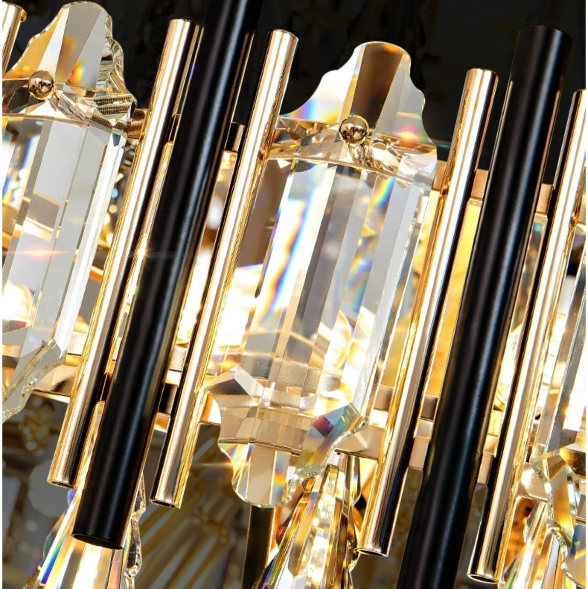 Foyer 3 Layers Extra Large Crystal Chandelier For Living Room Staircase Ceiling Lighting Fixture - briglamps