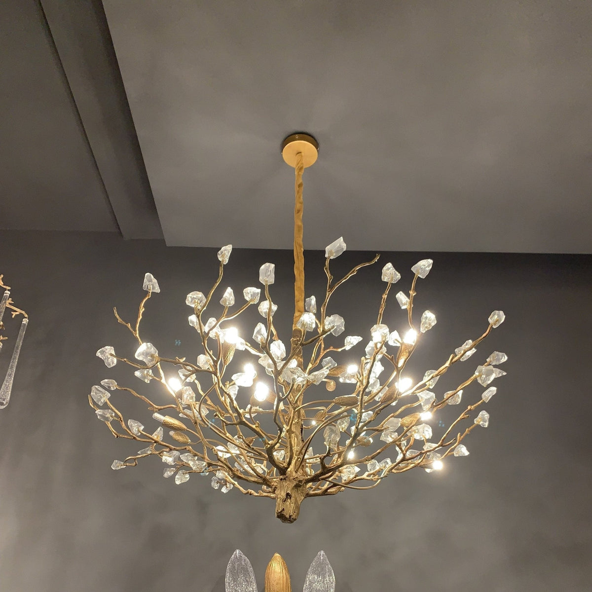 Gemstone Branch Chandelier with Artistic Design for Bedroom or Living Room - Brig Lighting