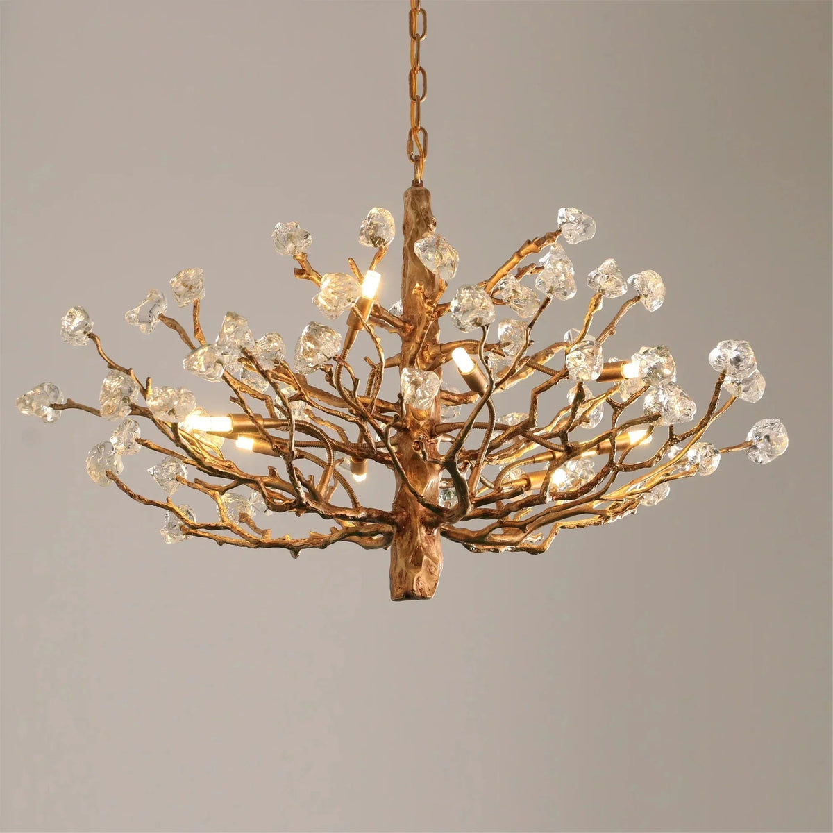 Gemstone Branch Chandelier with Artistic Design for Bedroom or Living Room - Brig Lighting