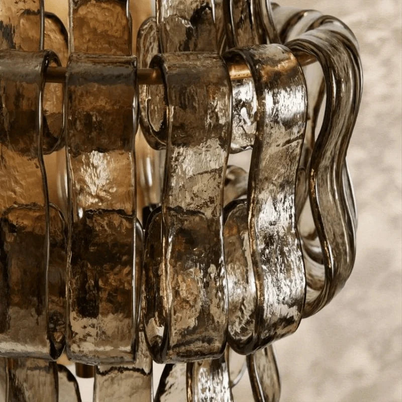 Ghiaccio Glass Wall Sconce 12" - Cyran Lamps